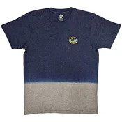 The Beatles Oval Logo (Wash Collection) Navy Blue L Majica