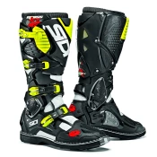 Motoristicke cizme SIDI CROSSFIRE 3 bijelo-crno-fluo žute