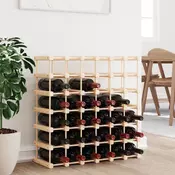 Vidaxl vidaXL Stojalo za vino za 42 steklenic, 68,5 x 23 x 68,5 cm, masivni borov les