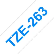 BROTHER Brother Tze-263 združljiv laminirani trak - 36 mm x 8 metrov modro/bel, (21408870)