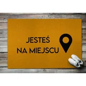 tulup.si Predpražnik za vrata Jesteś na miejscu 90x60 cm
