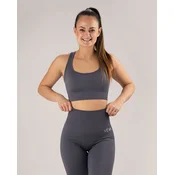 Confident Charm Top Grafitno Siv - S