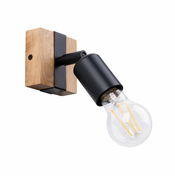 Sollux SL.1295 - Spot svetiljka ZUCA 1xE27/15W/230V crna