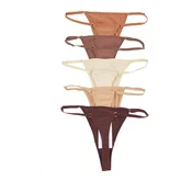 Trendyol Tangice kit/rjava/temno rdeča/off-bela