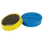 Nobo Magnet za krožnik 10 kos, premer 38 mm, miks