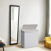 Songmics Košara za perilo 545x345x61 cm Bela
