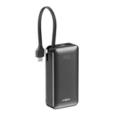Moxom Power Bank, 22.5 W, 10000 mAh, Crni
