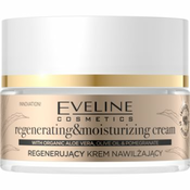 Eveline Cosmetics Organic Gold regenerirajuca i hidratantna krema s aloe verom 50 ml