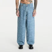 Jeans Daily Paper Croc Jacquard Oversized Jeans Blue L