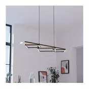 Eglo 901927 - LED viseči lestenec na lanku BOYAL 2xLED/13W/230V+LED/16W črna/bež