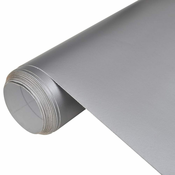 shumee vidaXL Folija za avto 2 kosa mat srebrna 100x150 cm + 50x150 cm