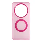 Silikonska futrola Magsafe FLURO COLOR za Honor Magic 8 Lite/ roza