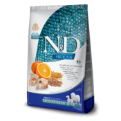 N&D LOW GRAIN Adult Medium & Maxi- riba in pomaranča 12kg