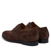 Nizki čevlji Polo Ralph Lauren Owen Wingtip 811P15884001 Temno rjava