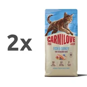 Carnilove Cat True Fresh Adult Sterilised, briketi - riba in puran 2 x 6 kg