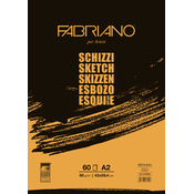 Podloga za skiciranje FABRIANO SKETCH prilepljena