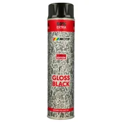 Akrilna barva v spreju 600ml GLOSS BLACK 604005 LE 2023 Motip - Črna sijaj