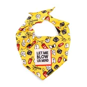 13TH DOG Marama za psa TNT Bandana M žuta