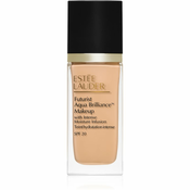 Estee Lauder Futurist Aqua Brilliance - Luminous and Hydrating Foundation. Medium to Full Coverage 1W0 - Porcelain Warm (30 Ml)