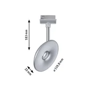 Paulmann URail LED reflektor Eye chrom mat - Sodobni - mat krom - Plastika