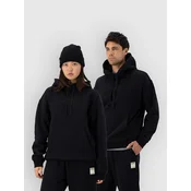 Mons Royale Verdant Merino Organic Cotton moški pulover s kapuco black