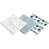 BAMBUSOVA PLENICA, 3-paket, JEŽEK MODRE 70X80