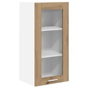 Vidaxl Viseča omarica Umetni hrast 40 x 31 x 80 cm Konstruiran les