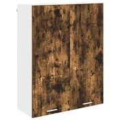 Vidaxl Viseča omarica Dimljeni oreh 80 x 31 x 100 cm Konstruiran les