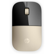 Miš HP - Z3700, opticki, bežicni, zlatno/crni