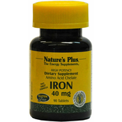 Natures Plus Iron - Željezo 40 mg - 90 tablet