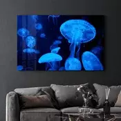 Wallity Dekorativna slika na kaljenom staklu, 35x55cm, Šarena