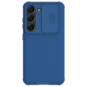 Premium trden ovitek Nillkin CamShield za Samsung Galaxy S23 - moder