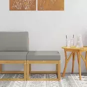Vanjski Hocker Cvrsto drvo akacije Bijela