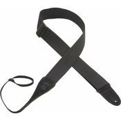 Levys MC8A-BLK Folk Instrument Series 2 Cotton Acoustic/dobro Guitar Strap Black
