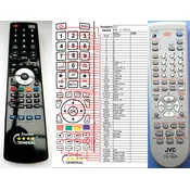General JVC RM-C1203G - compatible General-branded remote control