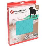 Flamingo pelena za pse - zelena XL