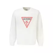 GUESS JEANS SWEATSHIRT WITHOUT ZIP MEN WHITE