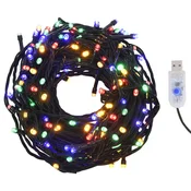 Rasvjetni lanac s 400 LED žarulja višebojni 40 m 8 efekata