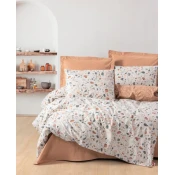 Dekordom posteljina cb ranforce double - minimal - oniks karamel ( 038267 )