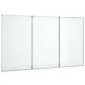 Vidaxl Magnetna tabla zložljiva 180x80x1,7 cm aluminij