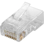 Goobay 93828 žični konektor RJ45 Prozorno