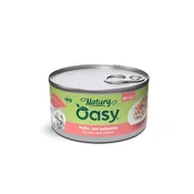 Oasy Cat Natury Adult fileji v želeju, konzerva - piščanec in losos - 150 g 150 g