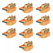 Trake za Vezanje Tereta 10 kom 2 Tone 8mx50mm Narancaste