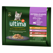 Ultima Cat Sterilized 48 x 85 g - Piletina i losos