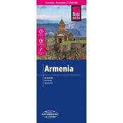 shumee Armenija 1:250.000. Vodoodporni cestni zemljevid. Izdaja 2025. Potovalno znanje in izkušnja.