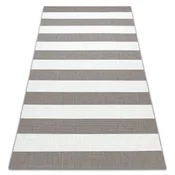 eoshop Preproga FLAT SISAL 48644686 Črte belo bež ( - Velikost: 120x170 cm)