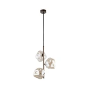 Luster na sajli LAVA 3xG9/8W/230V bronzana/zadimljeno bež