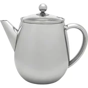 BREDEMEIJER Eva čajnik, srebrn, prostornina: 1,10 l, 195 mm