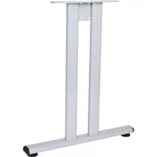 Podnožje za pisarniško mizo Marija, podnožje brez pokrova, 400x715 mm, siva