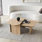 Hanah Home Set kafenih stocica, 105x35cm, Krem
